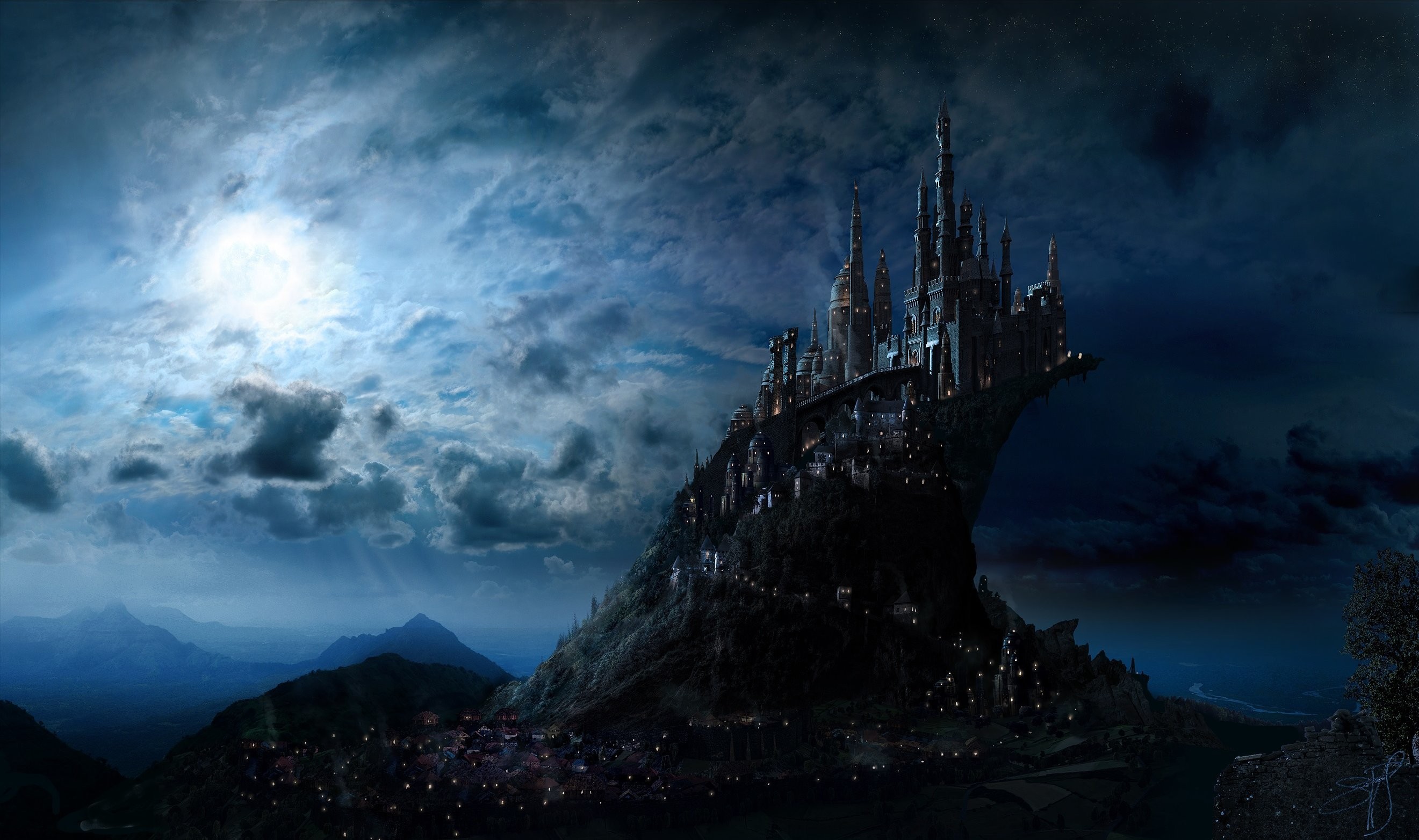 Harry Potter Landscape Poster - HD Wallpaper 