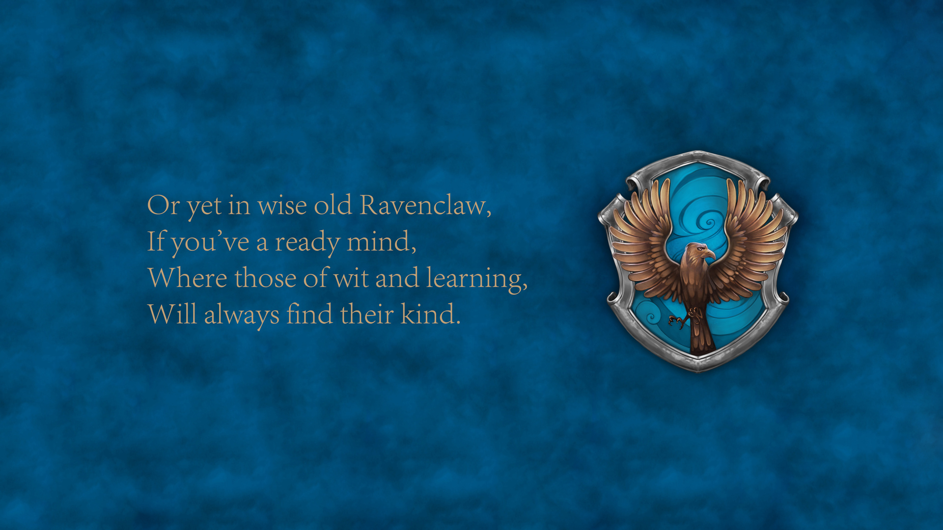 Harry Potter Desktop Wallpaper Ravenclaw - HD Wallpaper 