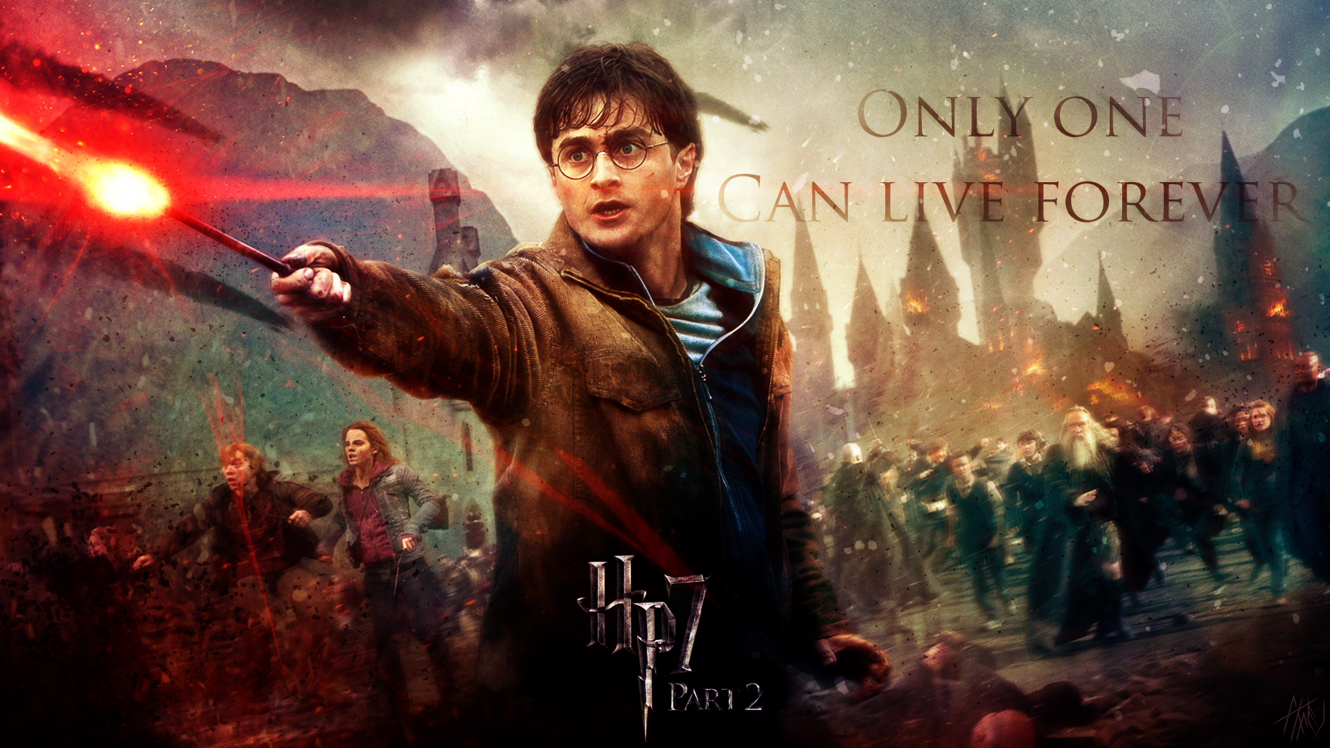 Harry Potter Wallpapers ♥ - Harry Potter Harry Potter And The Deathly Hallows Part - HD Wallpaper 