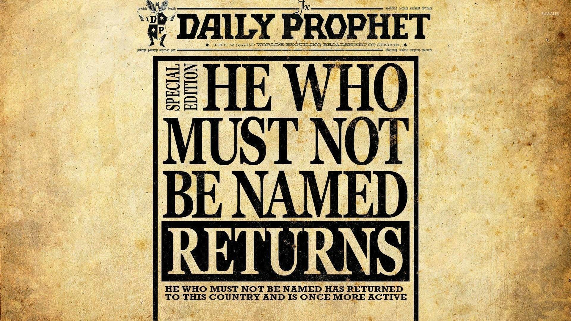 Data-src - Harry Potter Wallpaper Daily Prophet - HD Wallpaper 