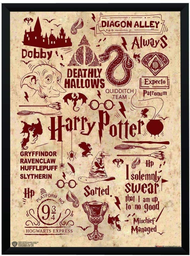 Harry Potter Wall Poster - HD Wallpaper 