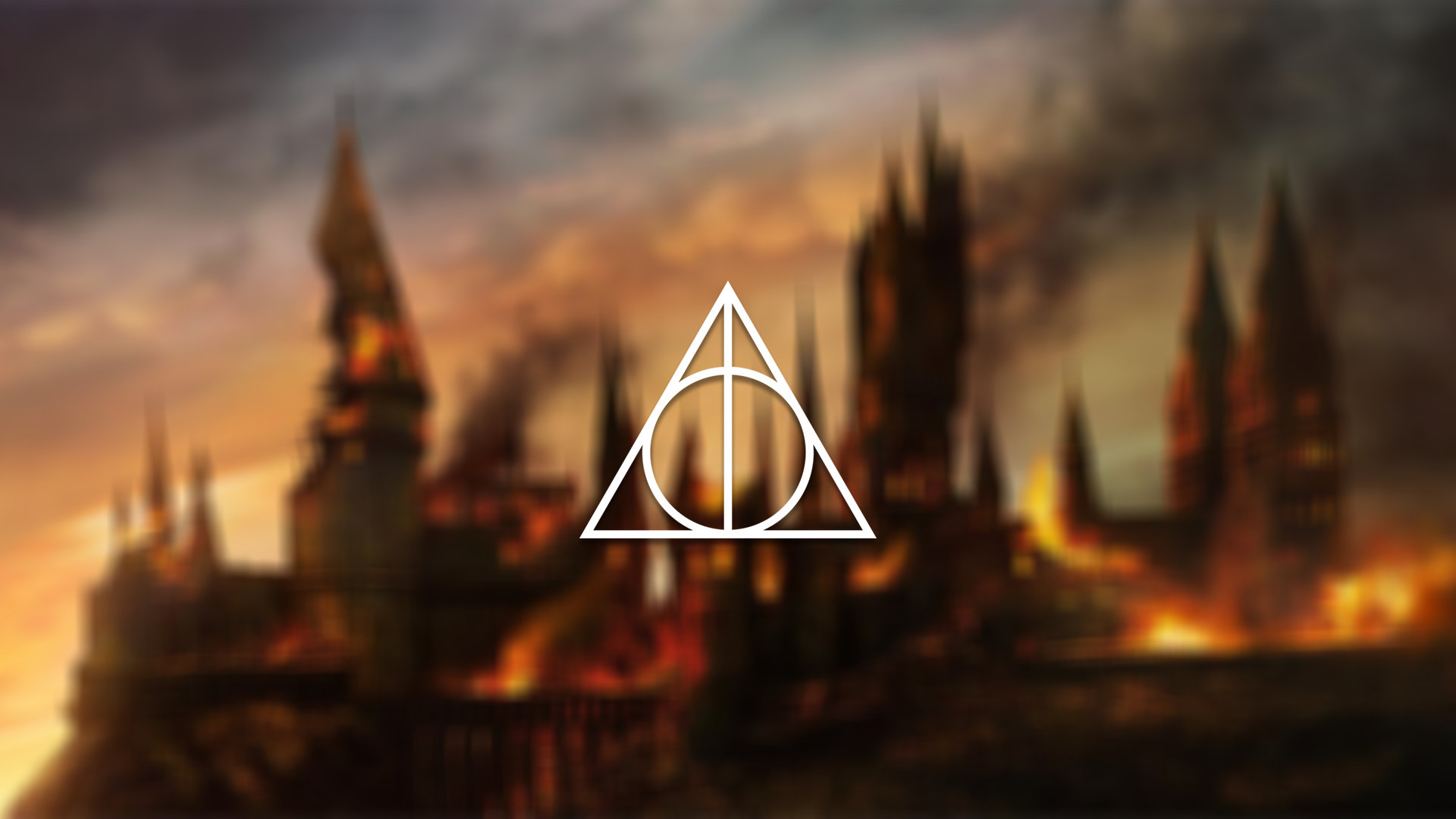 Harry Potter Deathly Hallows Background - HD Wallpaper 