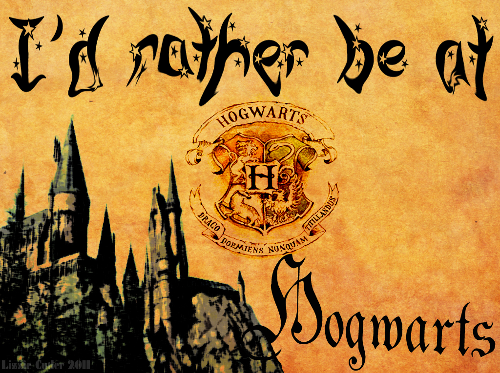 I D Rather Be At Hogwarts - HD Wallpaper 