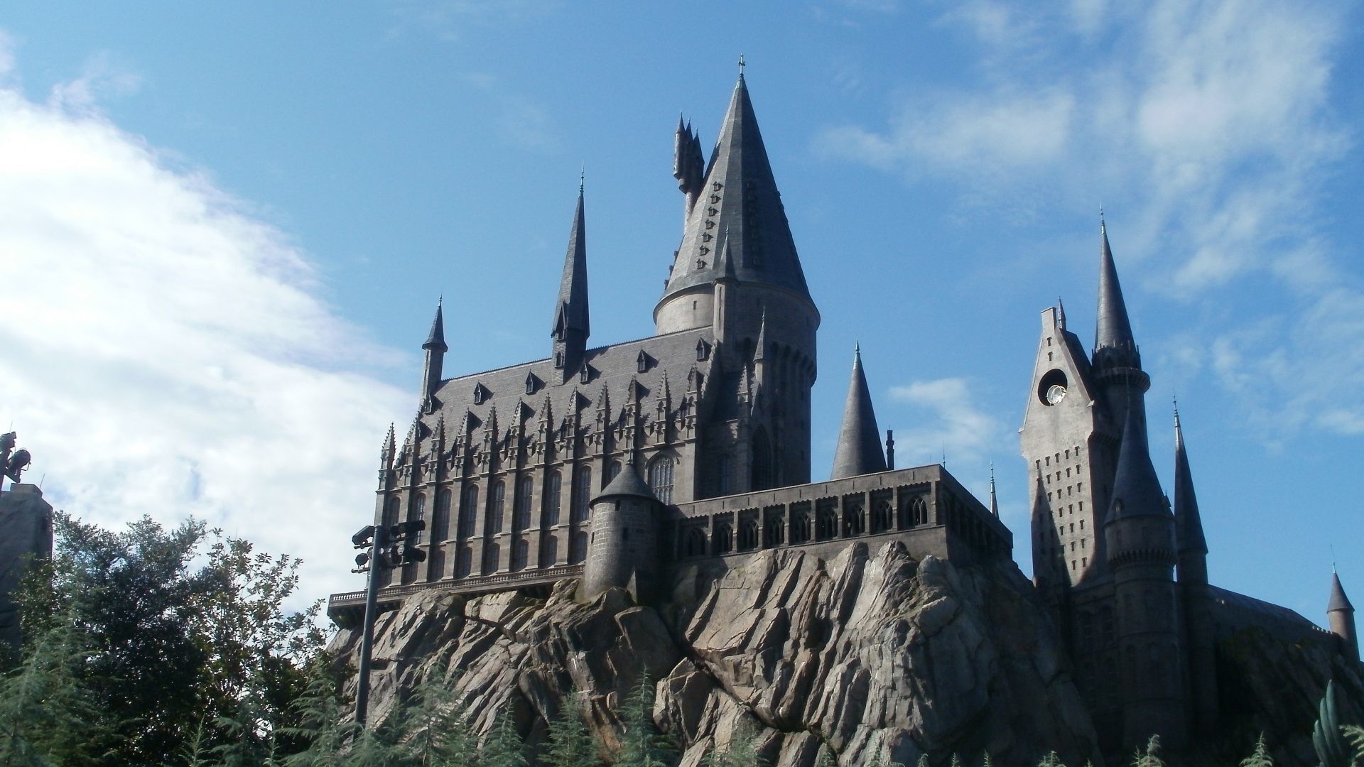 Harry Potter Castle Wallpaper - Islands Of Adventure - HD Wallpaper 