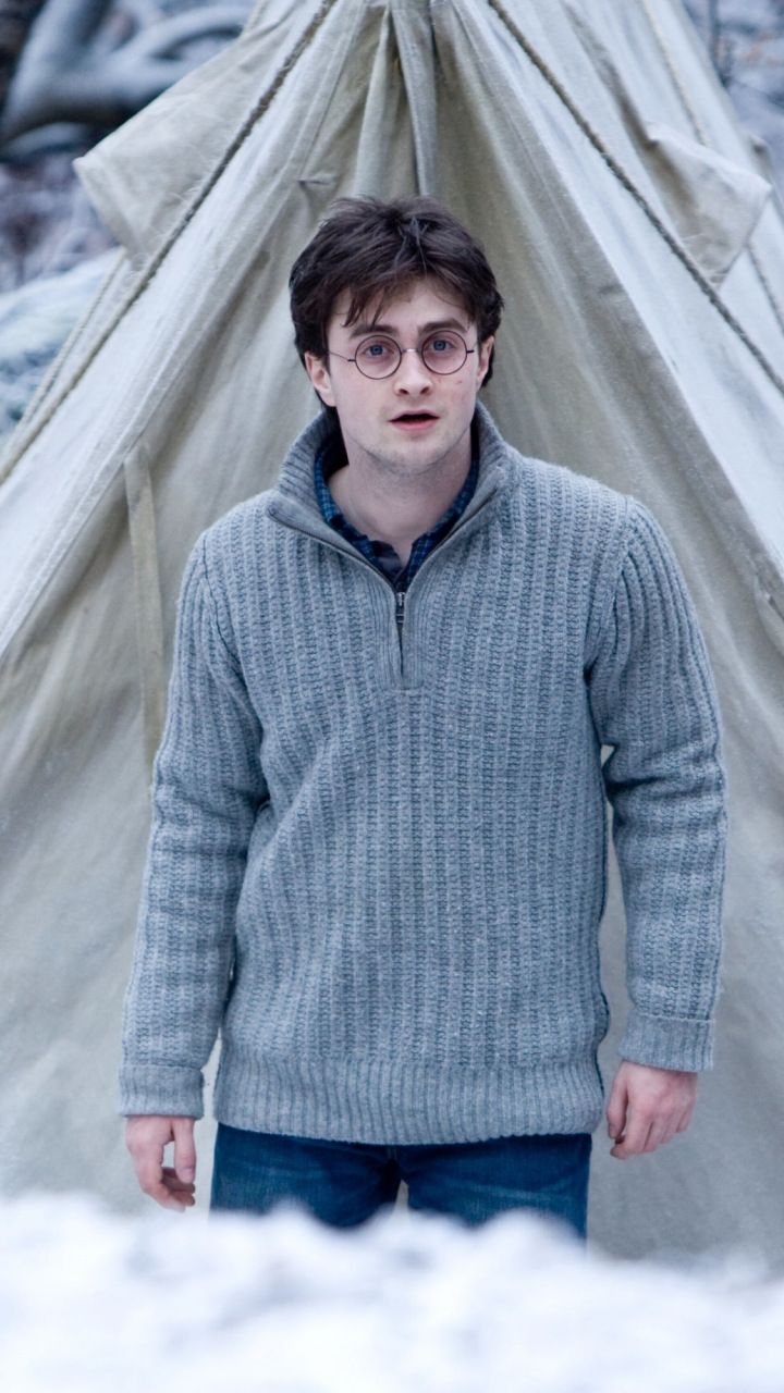 Wallpaper, Radcliffe, Potter, Part, Movie, Harry, Hallows, - Daniel Radcliffe Harry Potter Deathly Hallows - HD Wallpaper 
