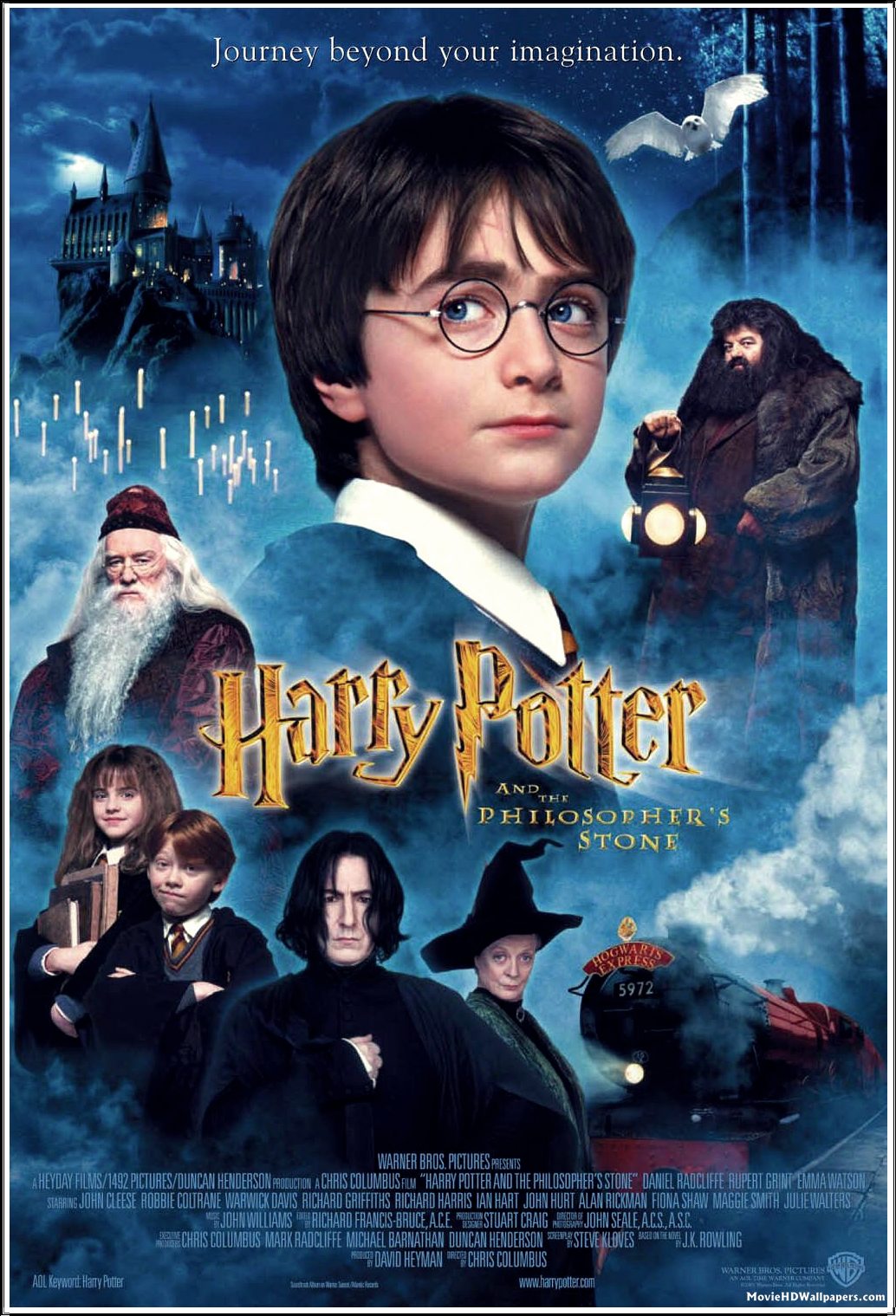 Harry Potter And The Philosophers Stone Poster - HD Wallpaper 