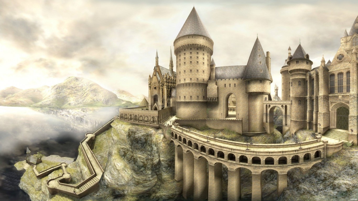 Harry Potter, Hogwarts, Magic School, 3d Model - Order Of The Phoenix Hogwarts - HD Wallpaper 