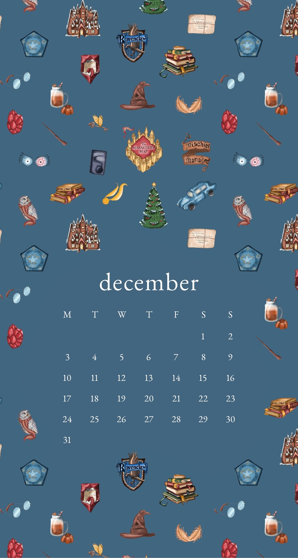 Обои Календарь Декабрь 2019 - HD Wallpaper 