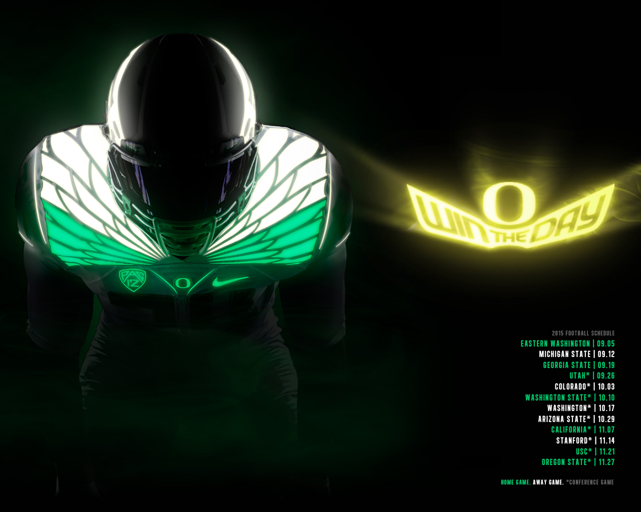 Oregon Football Uniforms 2015 Glow In The Dark - HD Wallpaper 