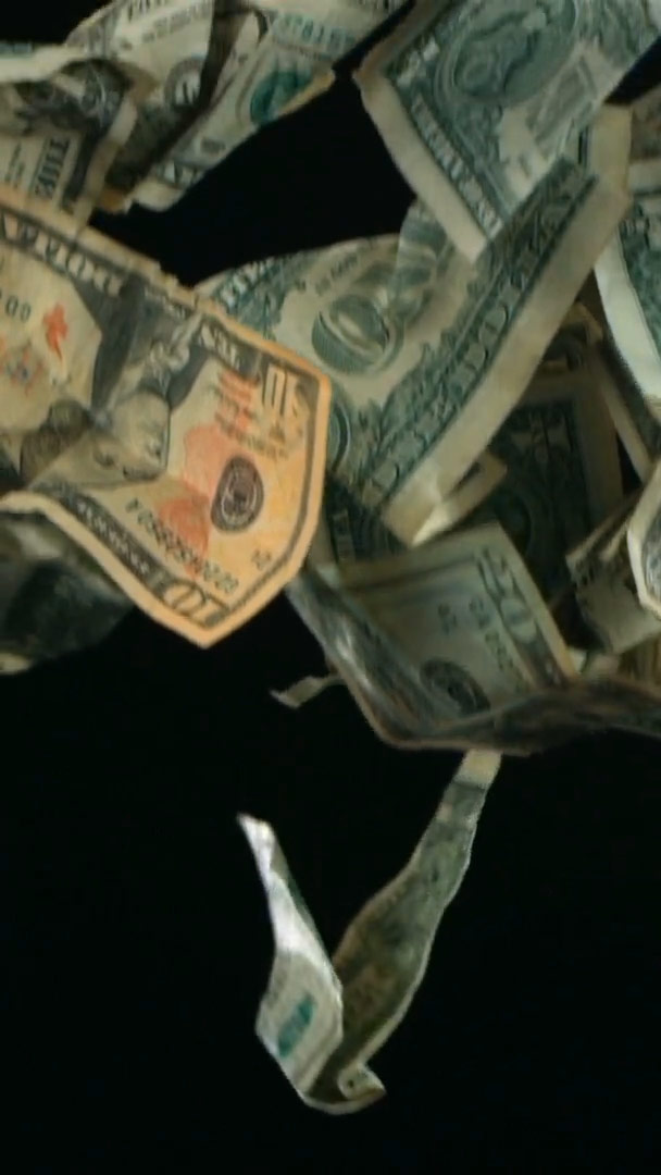 Money Falling - Money Rain Gif Slowmotion - HD Wallpaper 