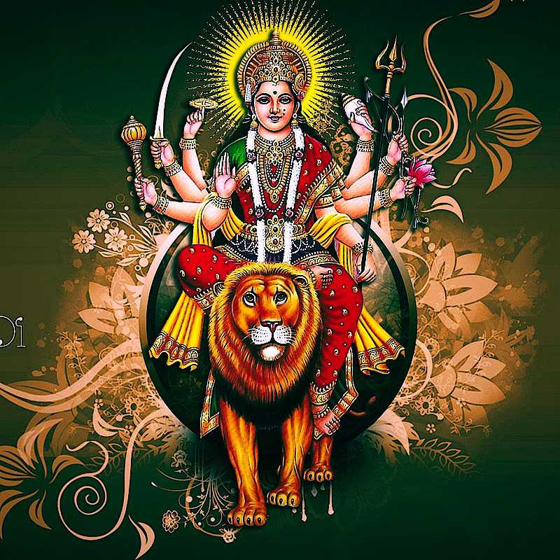 Maa Durga Hd Wallpaper For Mobile Full Size Hd - Full Hd Maa Durga - HD Wallpaper 