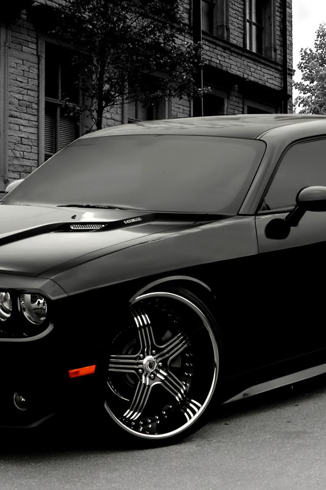 Dodge Challenger - Dodge Challenger 2018 Black - HD Wallpaper 