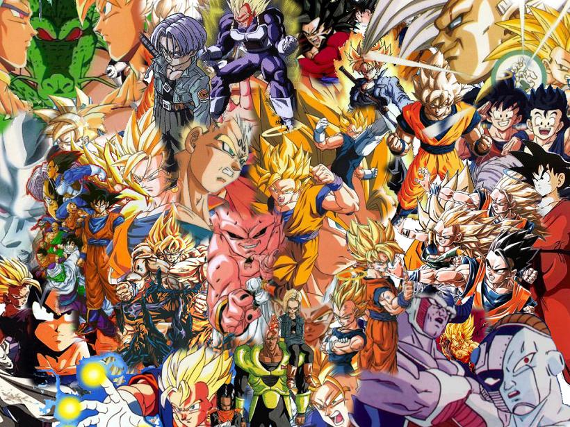 Beautiful Cool Wallpapers Dragon Ball Z Wallpaper All Characters 820x615 Wallpaper Teahub Io