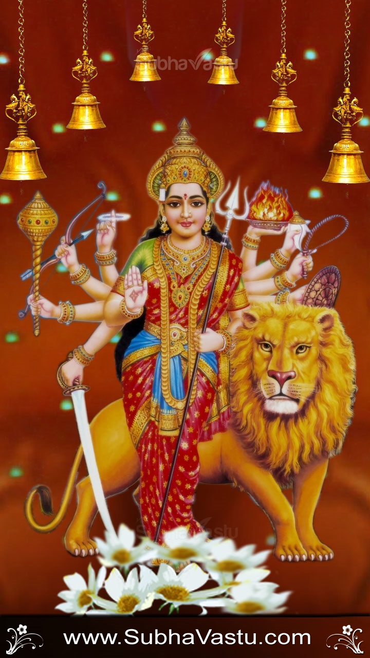 Maa Durga Hd Wallpaper For Mobile Full Size Hd - Sri Matha Durga Devi - HD Wallpaper 