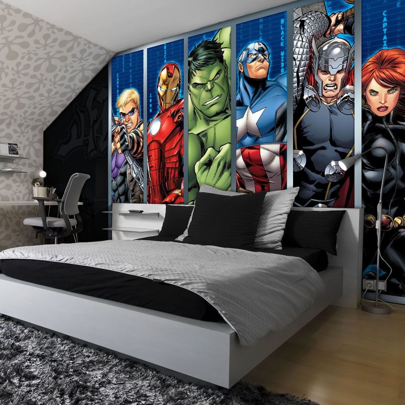 Avengers Bedroom - HD Wallpaper 