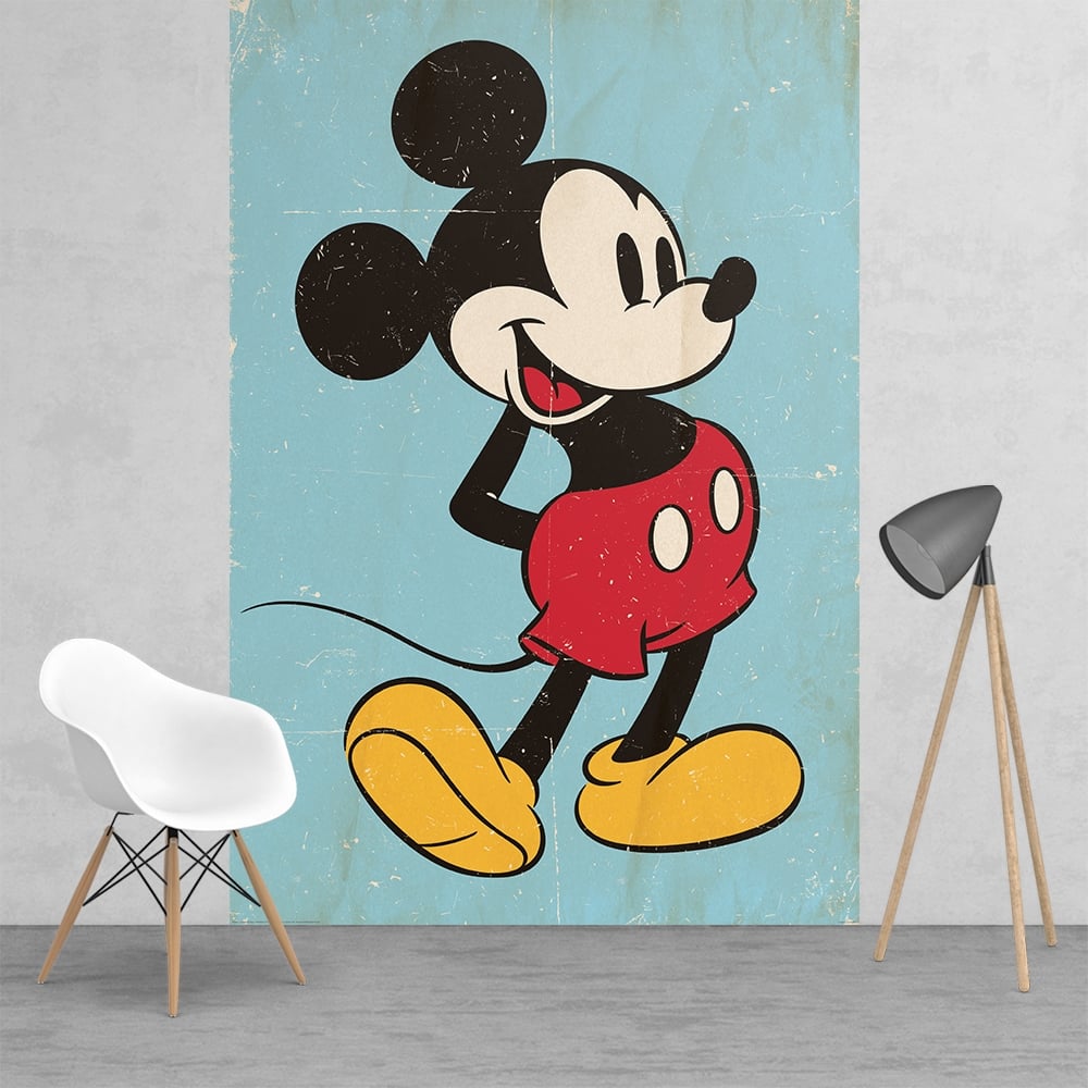 Disney Mickey Mouse Vintage - HD Wallpaper 
