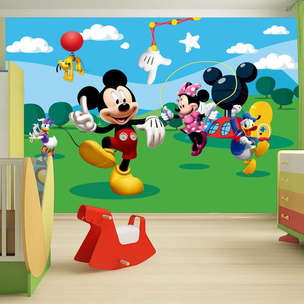 Mickey Mouse Wallpaper For Bedroom - Mickey And Minnie Mouse 4k - HD Wallpaper 