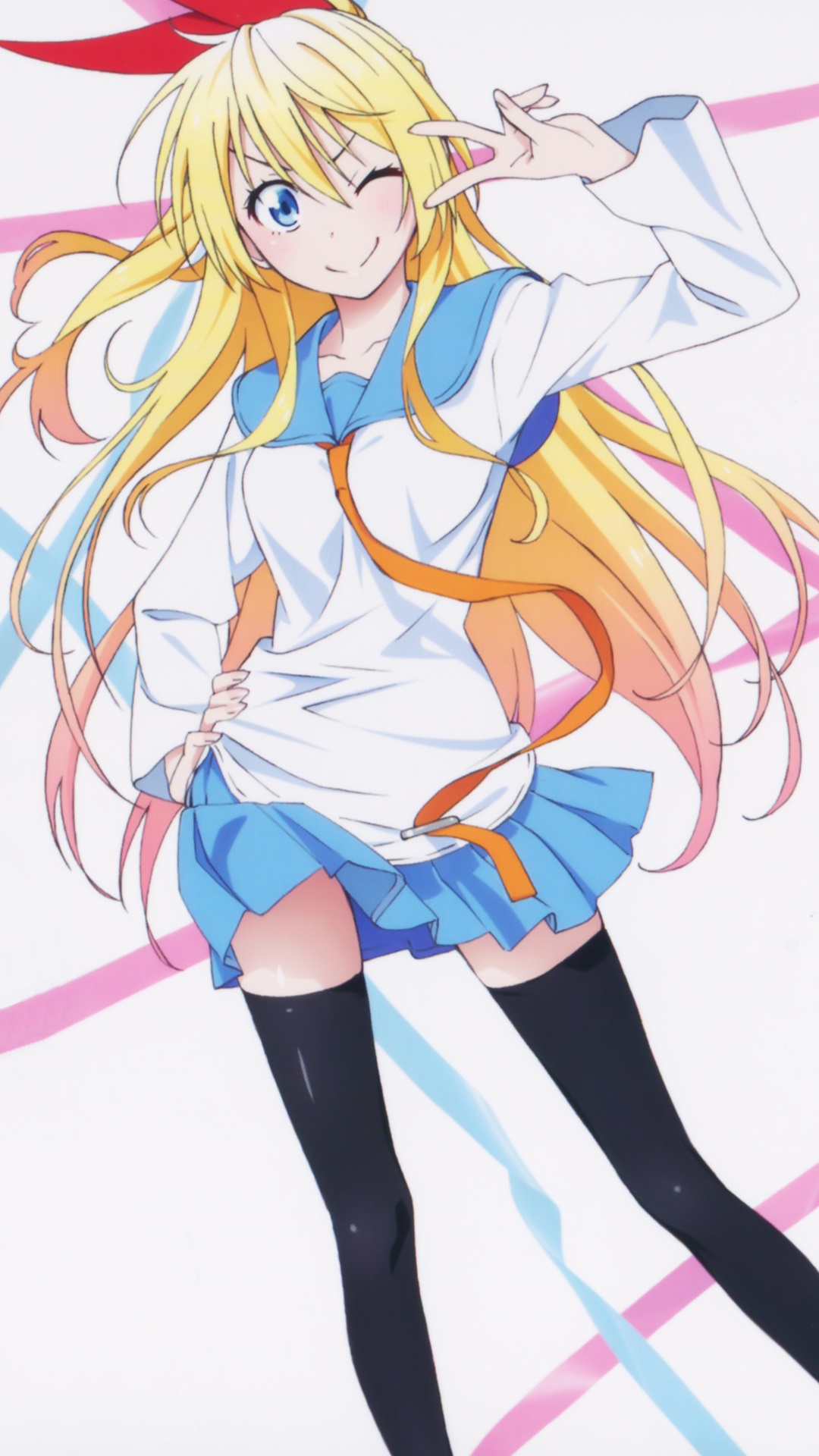Chitoge Kirisaki Htc One Wallpaper - Nisekoi Chitoge Wallpaper Phone - HD Wallpaper 