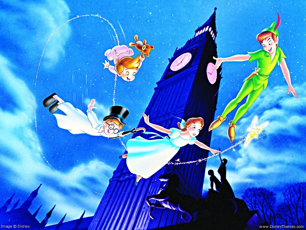 Walt Disney Wallpapers - Peter Pan Disney - HD Wallpaper 