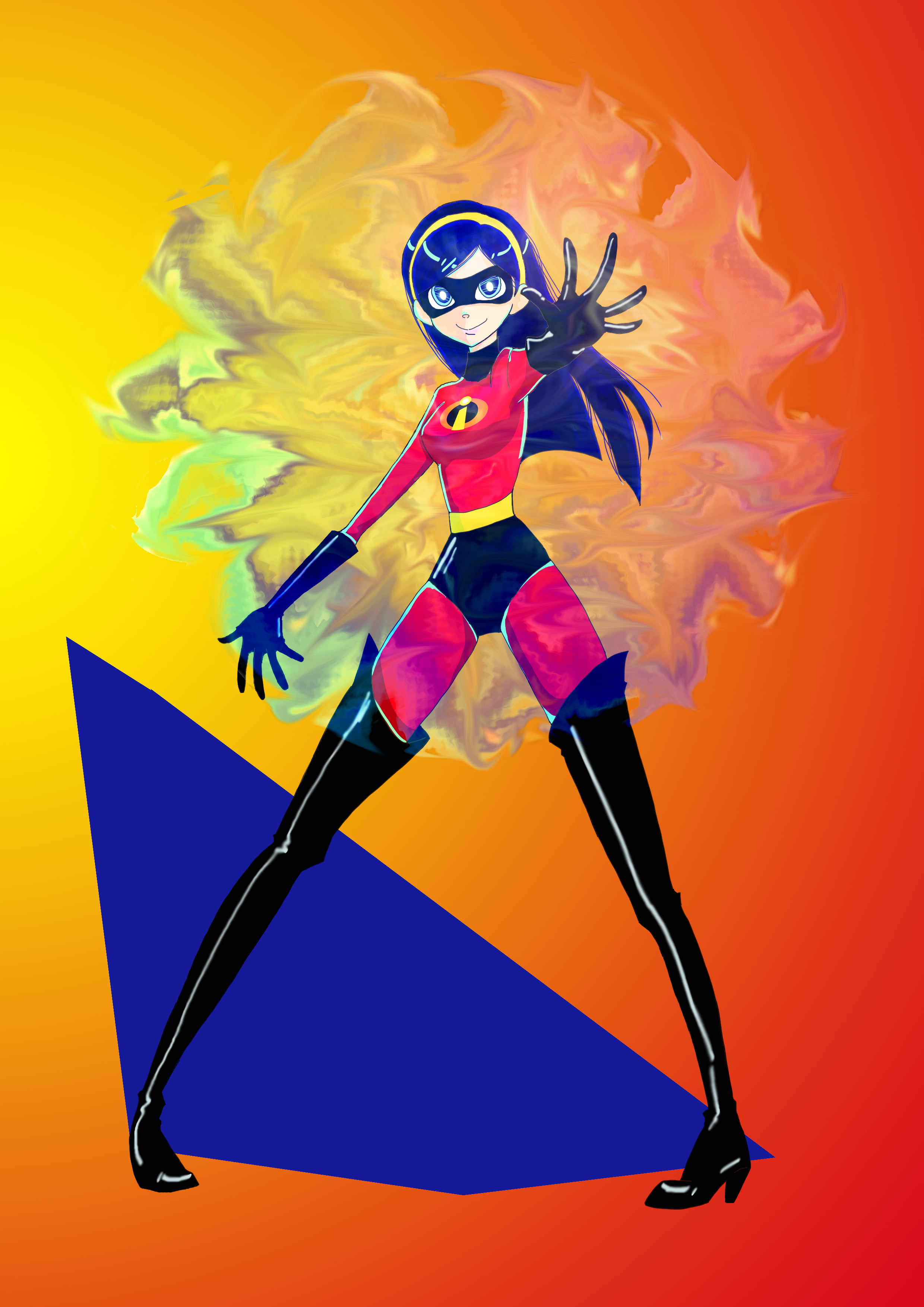 Violet Parr Anime - HD Wallpaper 