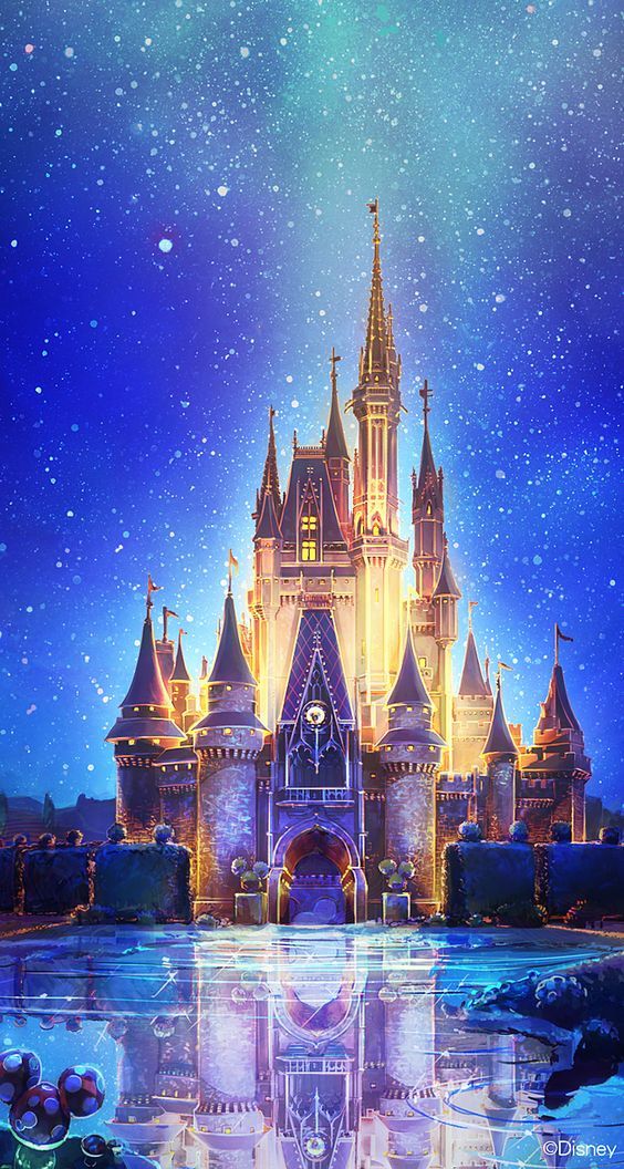 Disney Castle Phone Background - HD Wallpaper 