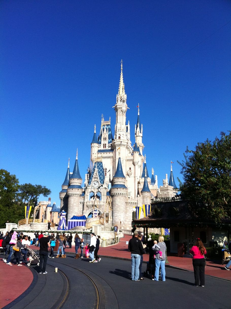 Disney World, Cinderella S Castle, Orlando Florida, - Disney World, Cinderella Castle - HD Wallpaper 