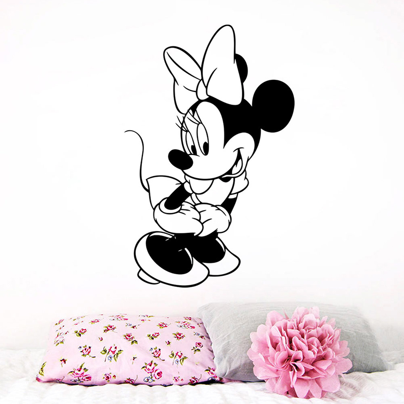 Cartoons Mickey And Minnie Black And White - HD Wallpaper 