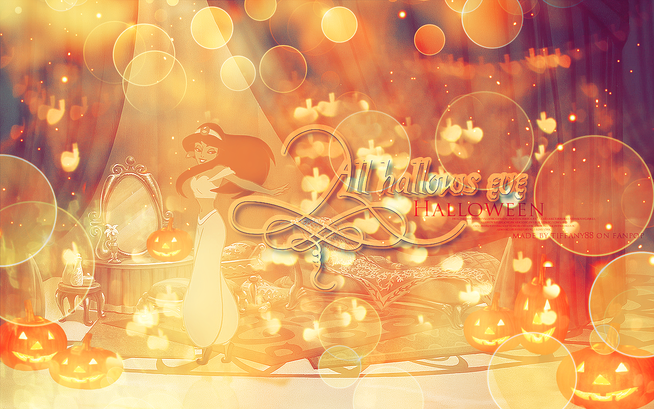 Halloween Princess ~ ♥ - Halloween Disney Background Png - HD Wallpaper 