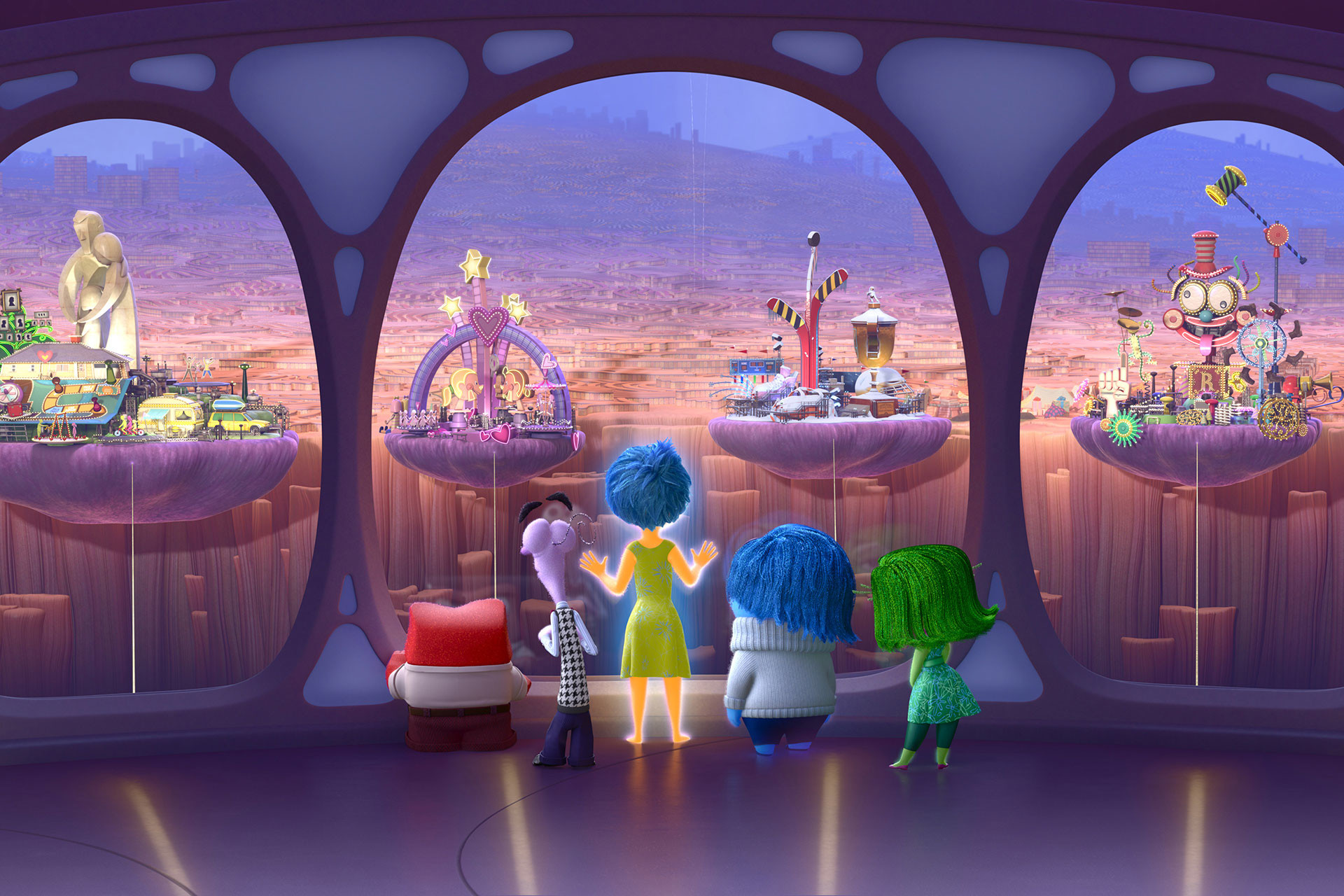 Disney Movie Inside Out Wallpaper Hd 3 
 Data Src - Inside Out Core Memories - HD Wallpaper 