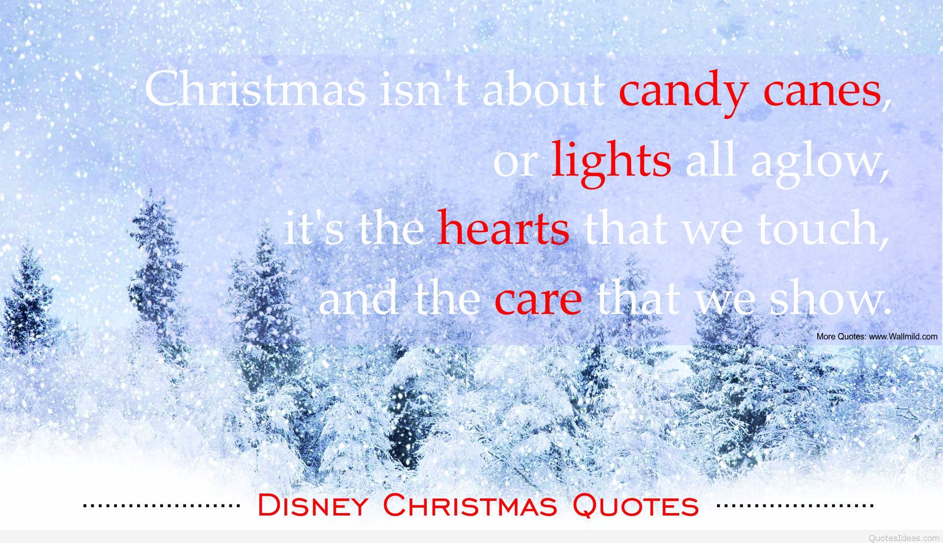 Cute Christmas Disney Quote With Cover - Christmas Inspirational Quotes For Kids - HD Wallpaper 