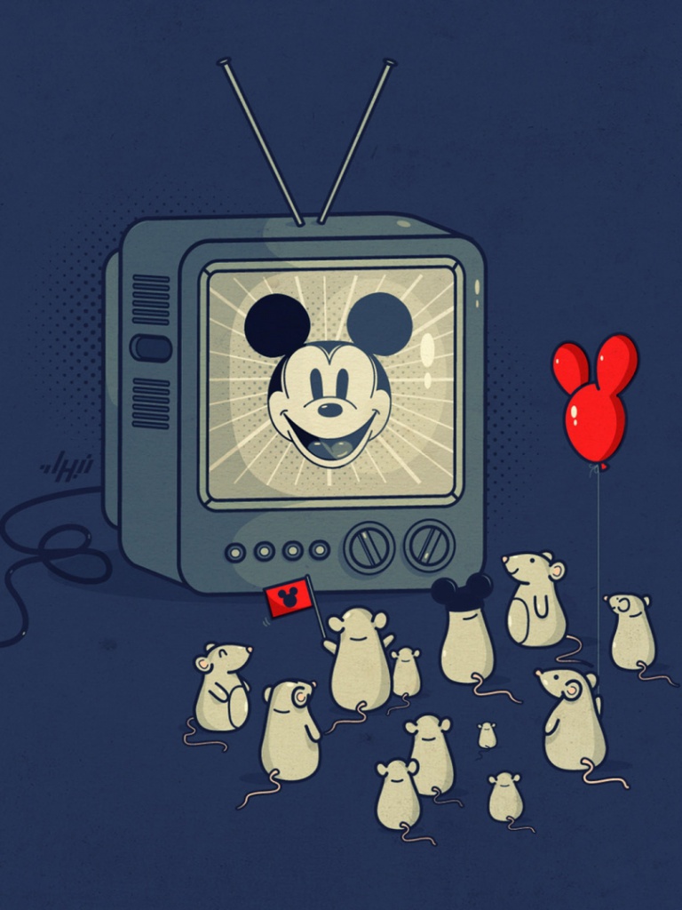 Mickey Mouse Wallpaper Ipad Mini 2013 - HD Wallpaper 