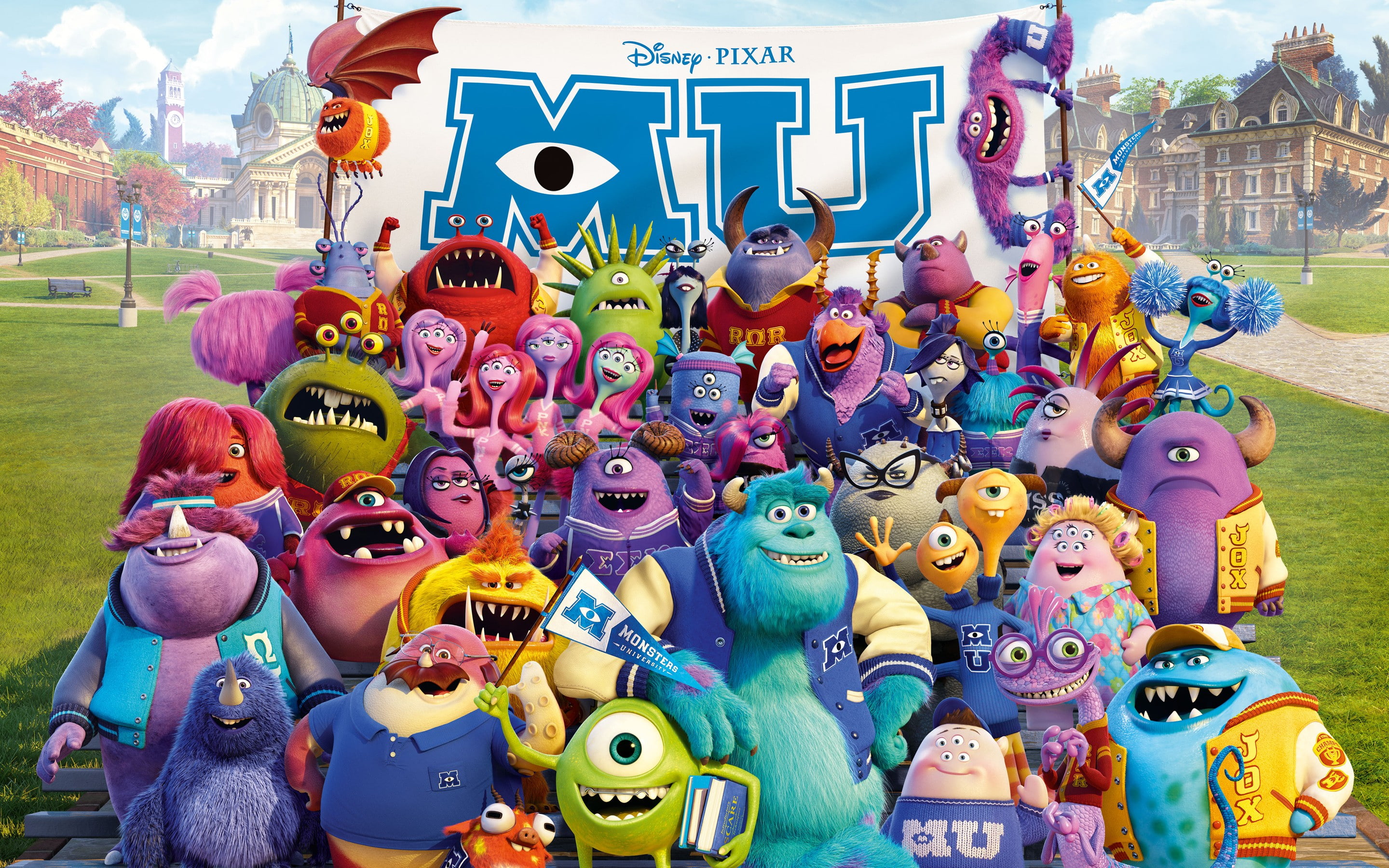 Monster University - HD Wallpaper 