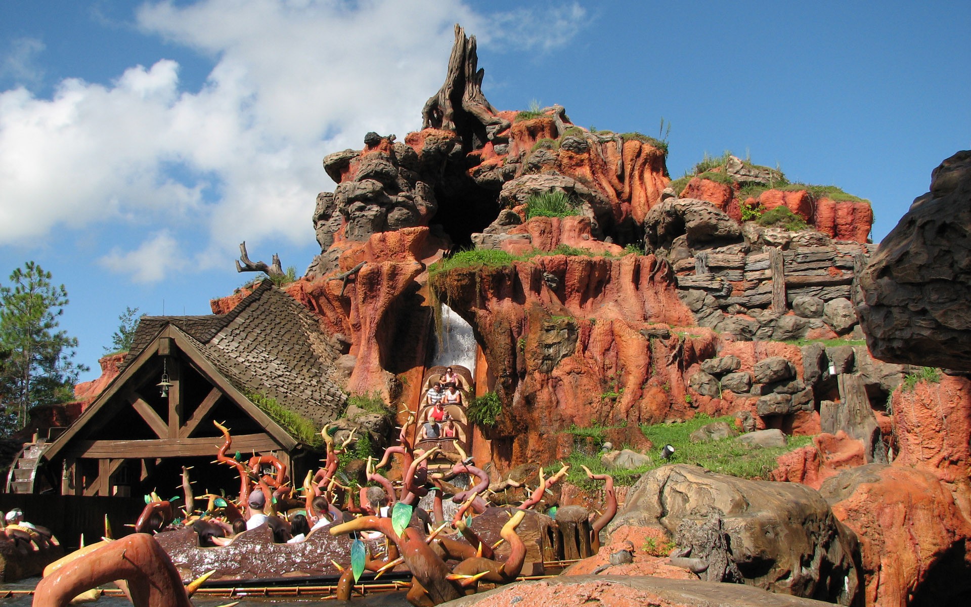 Disney World, Splash Mountain - HD Wallpaper 
