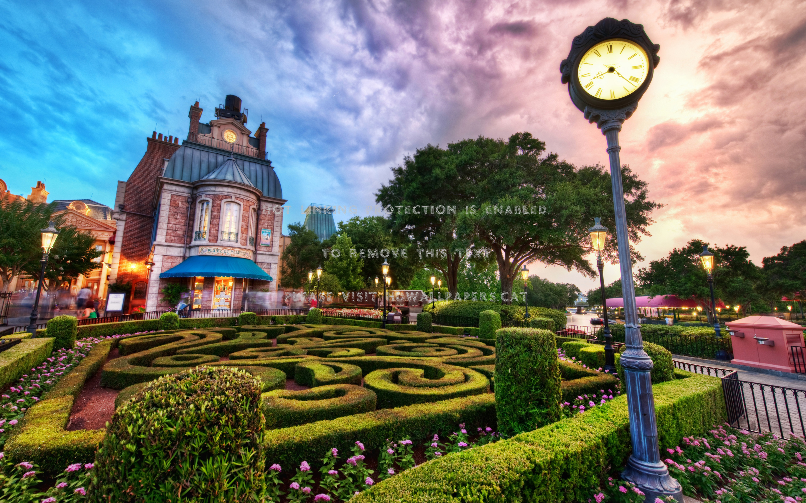 Disneyland Paris Park Nature France Garden - Epcot - HD Wallpaper 