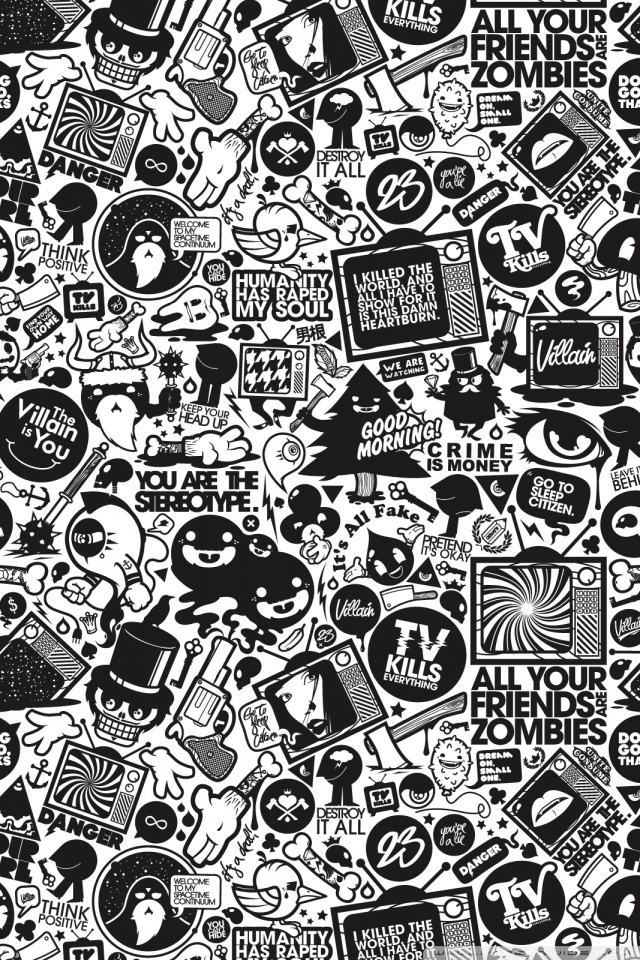 Pop Art Comic Wallpaper Iphone 640x960 Teahub Io - Pop Art Iphone X Wallpaper