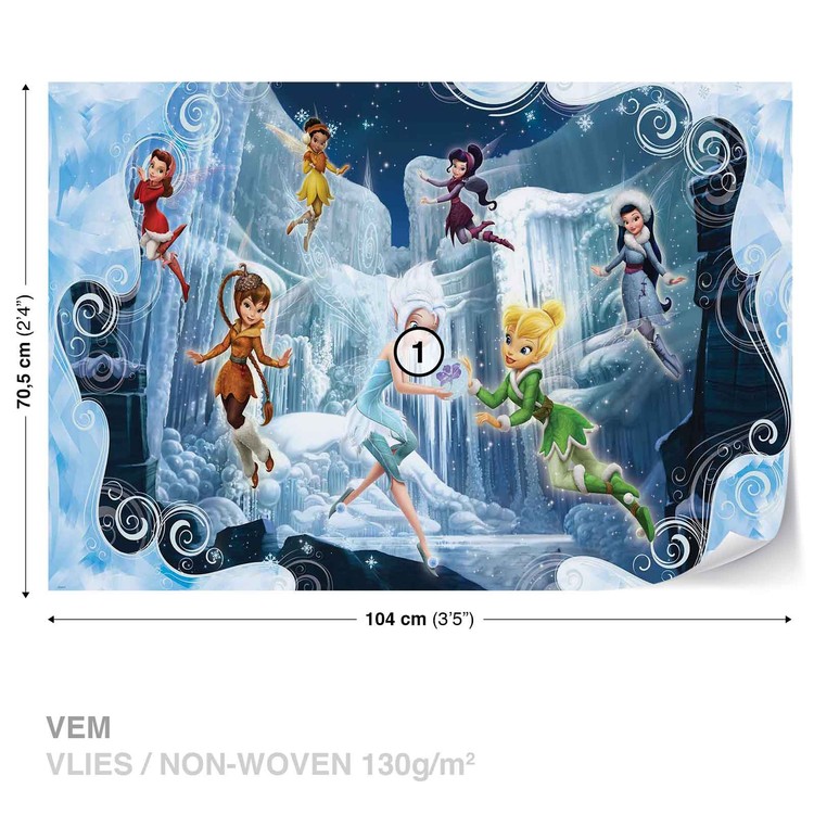Disney Fairies Tinker Bell Periwinkle Wallpaper Mural - Tapet Desene Animate Dedeman - HD Wallpaper 