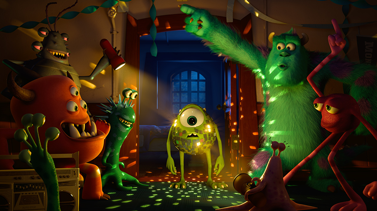 Monsters Having A Party - HD Wallpaper 