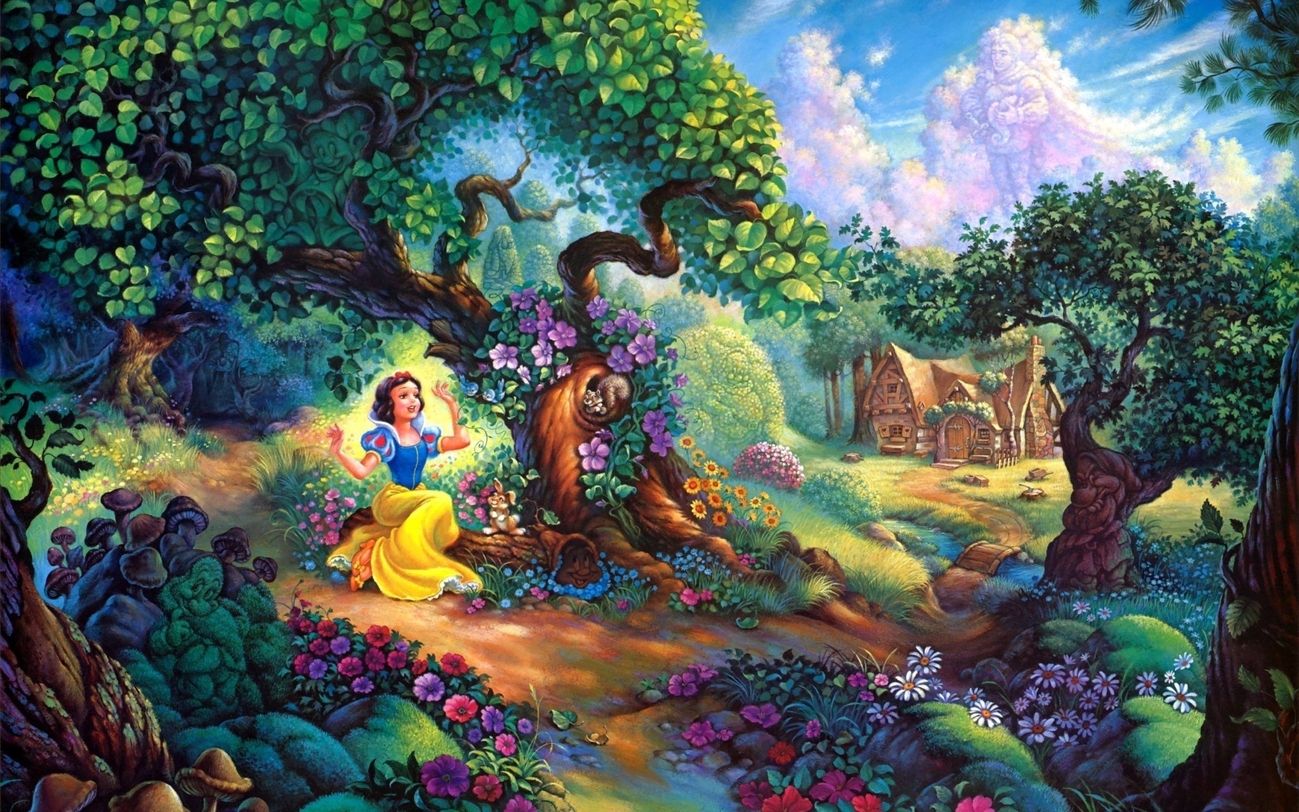 Download Free 50 Disney Wallpaper For Desktop The Quotes - Snow White Background - HD Wallpaper 