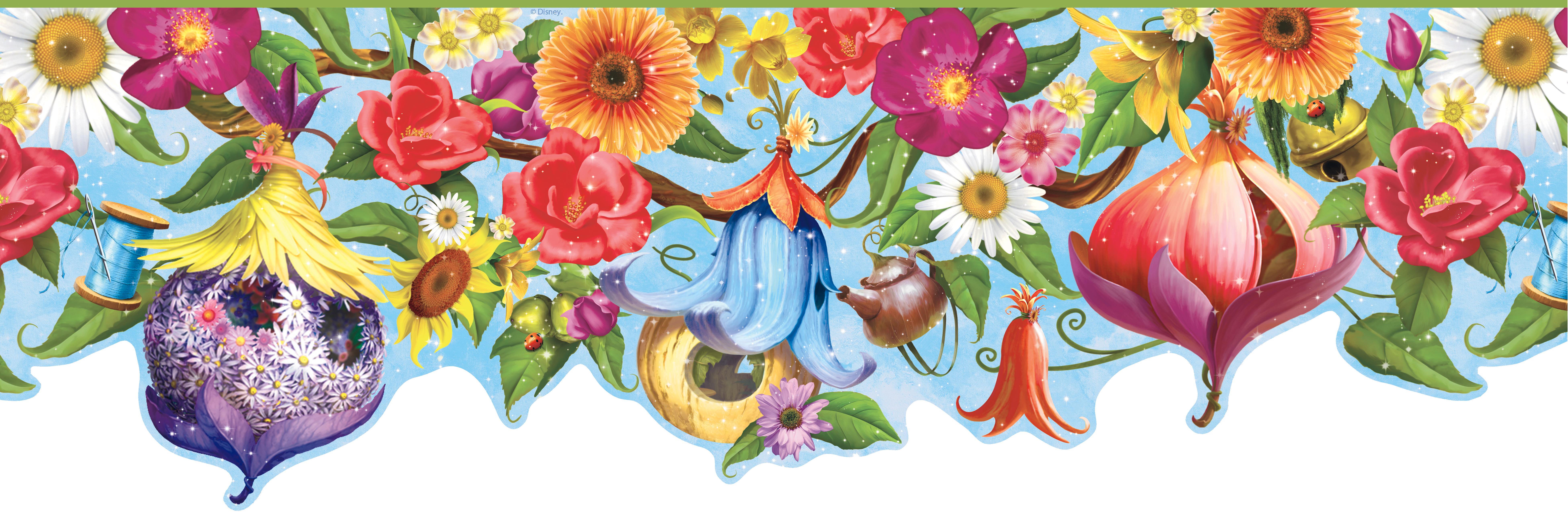 Disney - Disney Fairy Border - HD Wallpaper 