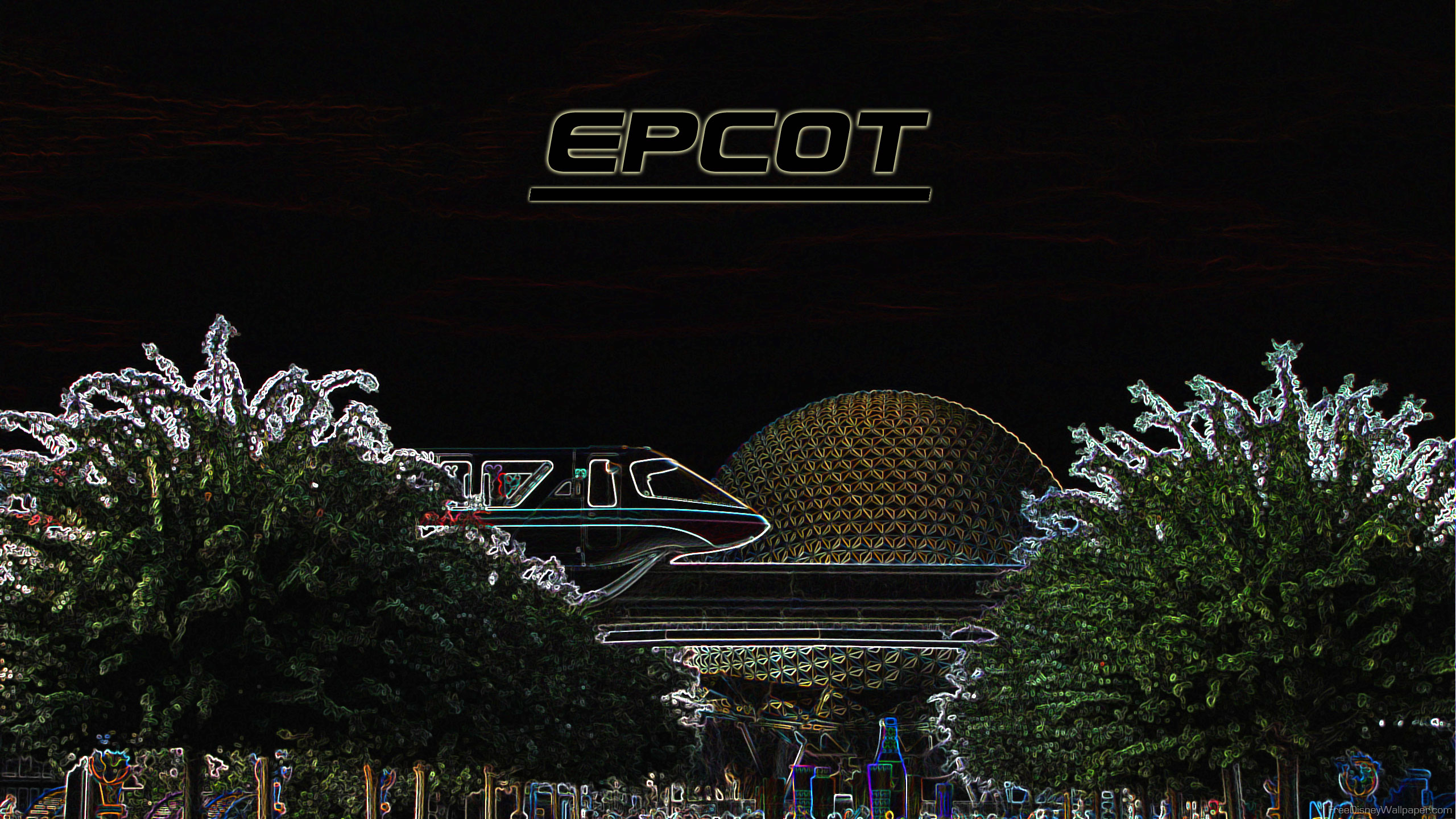 Disney Wallpaper Free Disney Wallpapers » Epcot - Tree - HD Wallpaper 