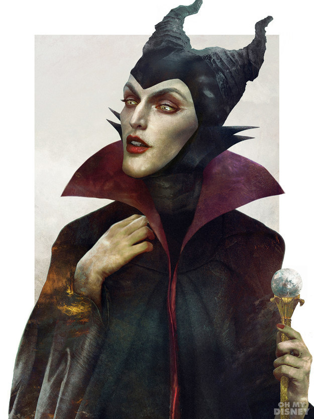 Realistic Disney Villain Drawings - HD Wallpaper 