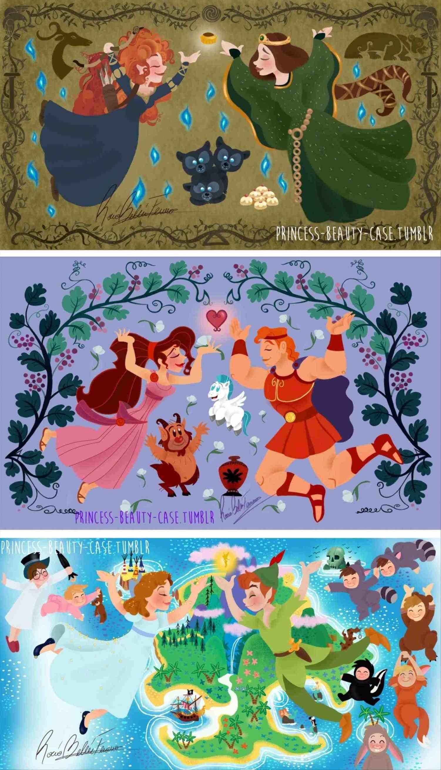 1501x2617, Cute Disney Wallpapers Definition For Free - Beauty And The Beast Disney Fan Art - HD Wallpaper 
