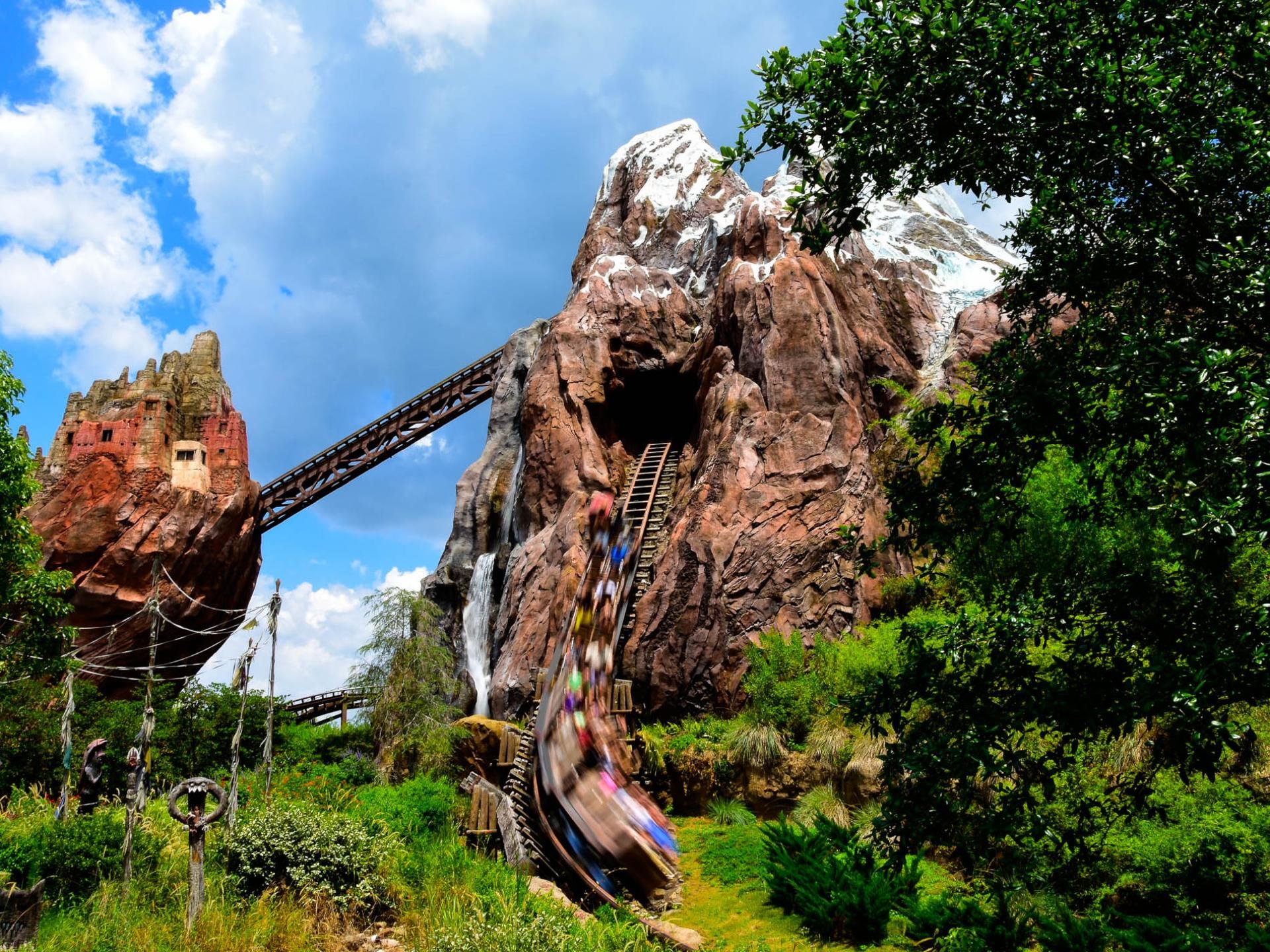 Download Hd Walt Disney World Desktop Wallpaper Id - Disney World, Expedition Everest - HD Wallpaper 