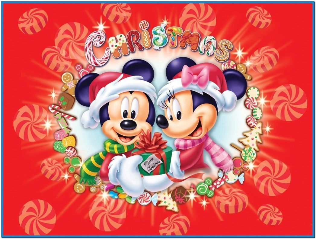 Free Disney Wallpaper Screensaver-qup5odt - Fondos De Pantalla Navideños De Disney - HD Wallpaper 