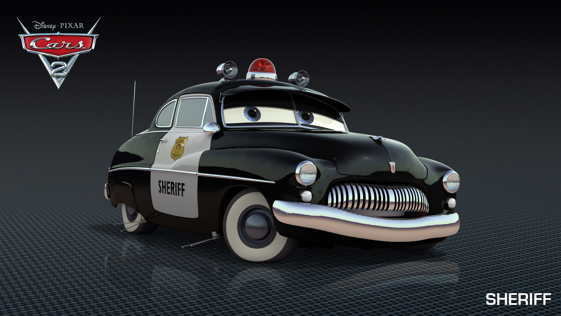 Cars 2 Characters Sheriff - HD Wallpaper 