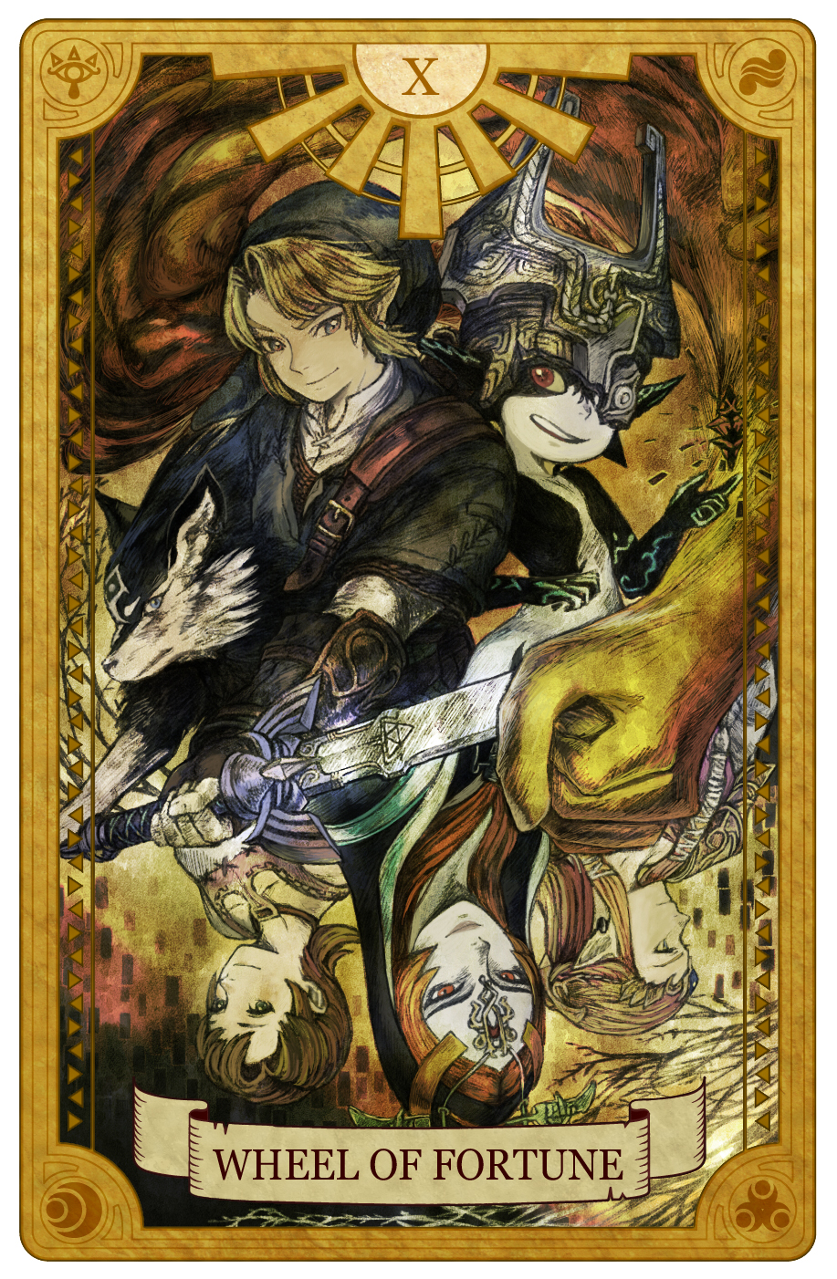 Twilight Princess Art - HD Wallpaper 
