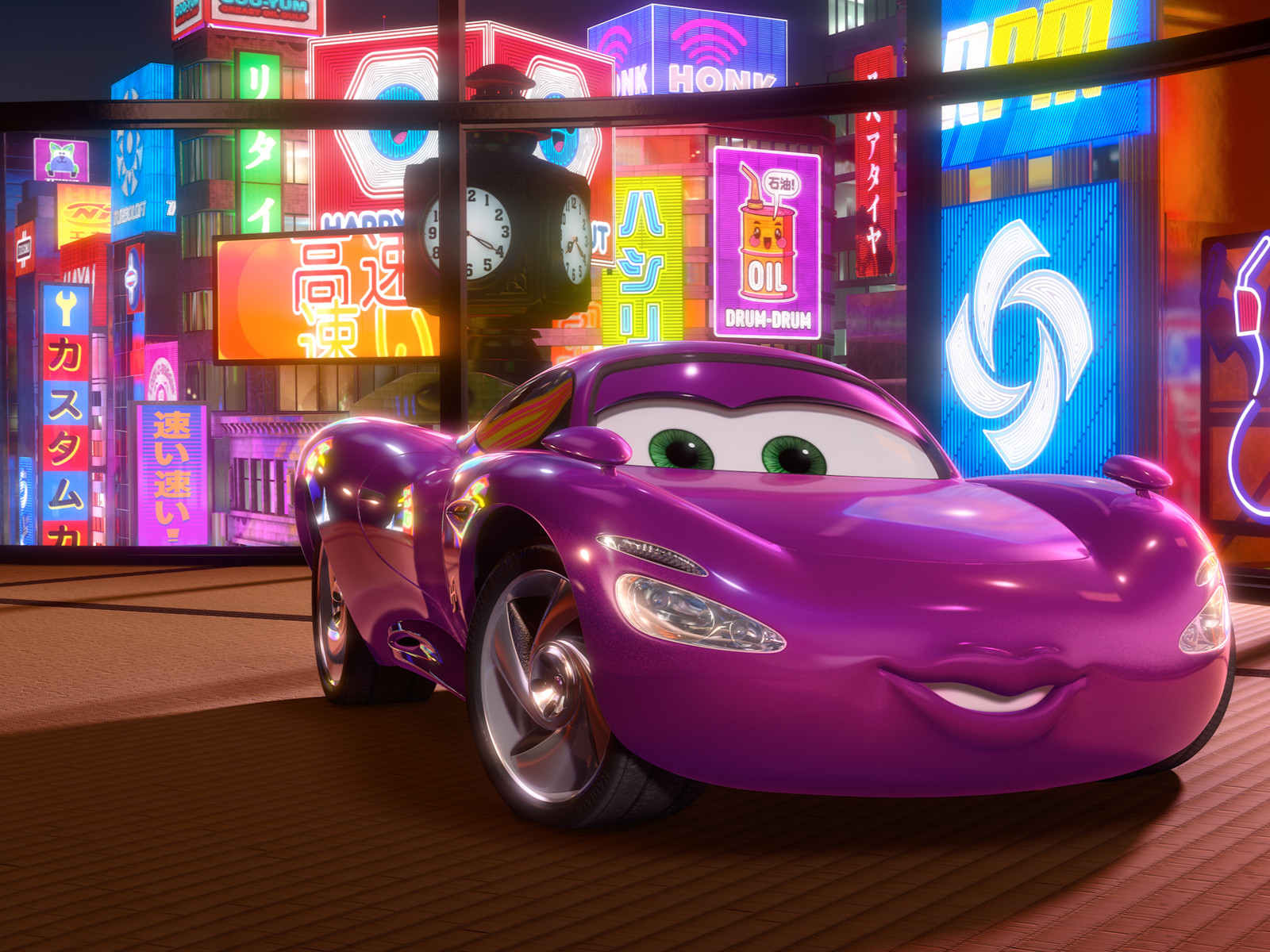 Holley Shiftwell In Cars 2 Movie - Car Cartoon Images Hd - 1600x1200  Wallpaper 
