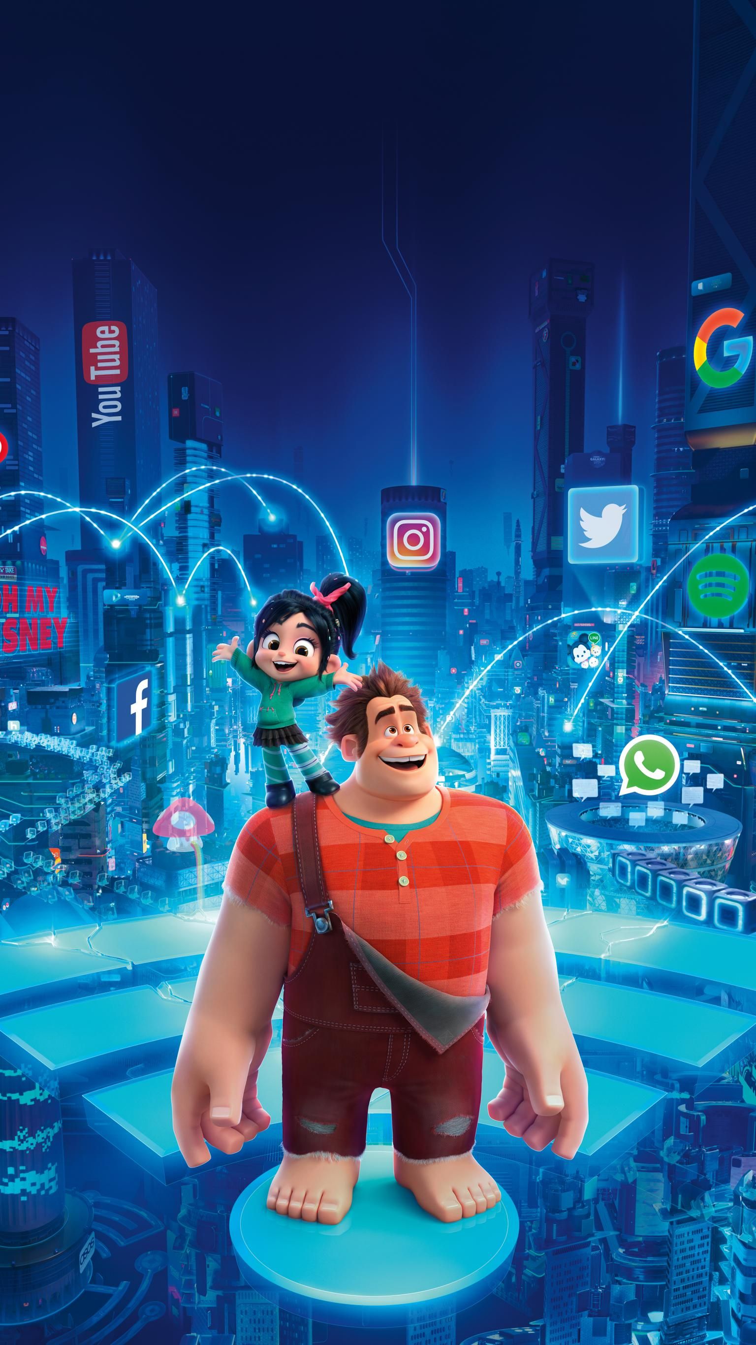 Ralph Breaks The Internet Iphone - HD Wallpaper 