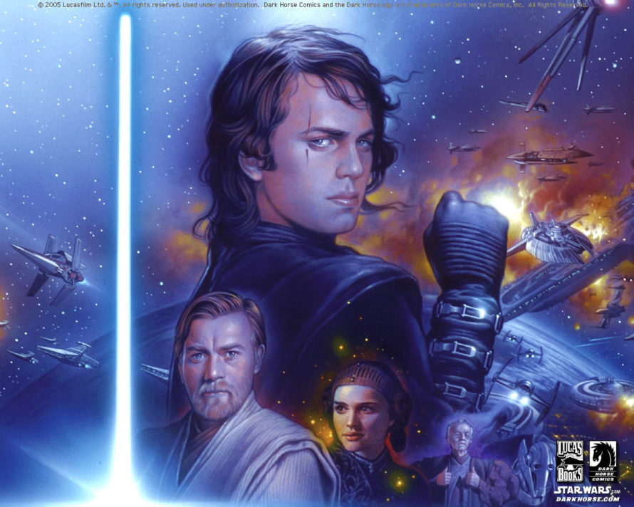 Star Wars Wallpaper Anakin Vs Obi Wan - Star Wars Revenge Of The Sith Novel  - 890x712 Wallpaper 