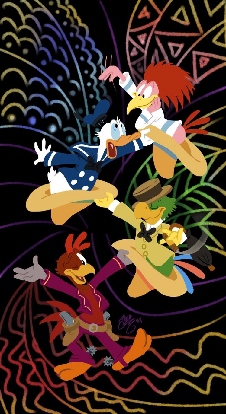 Three Caballeros Background - HD Wallpaper 